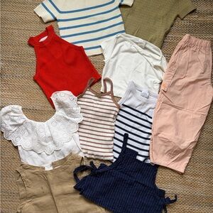 Zara Kids Shirts & Tops - Red, Blue, White, Green, Pink